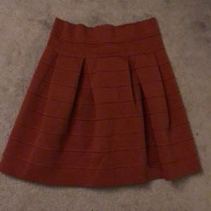 H&M orange skirt